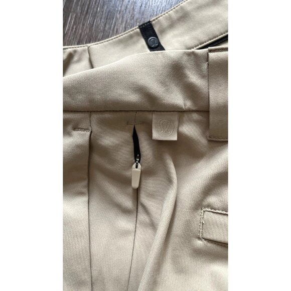 Lululemon Commission Shorts Men’s Sz 34 Sand Relaxed Fit Performance Shorts - Picture 10 of 13